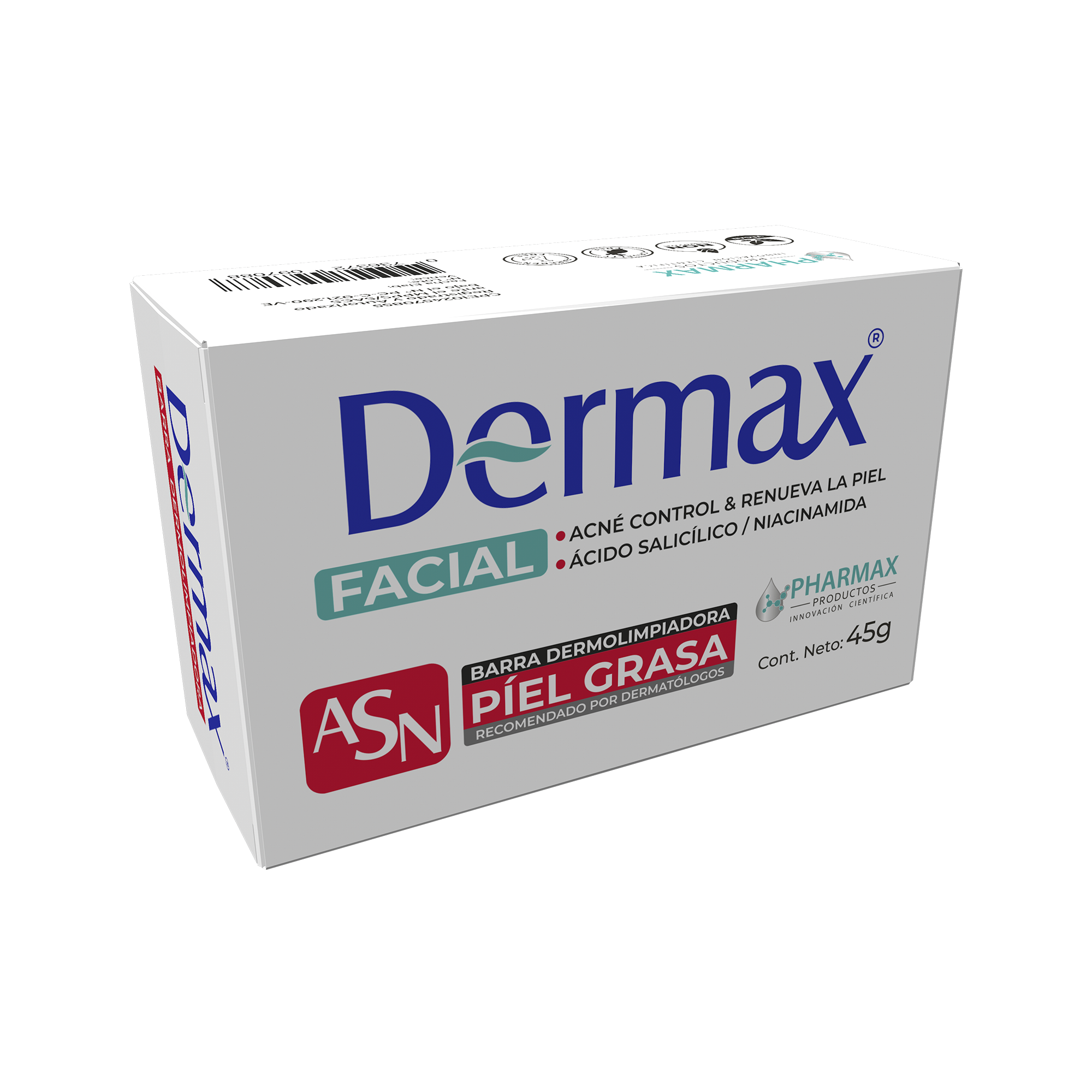 DERMAX | ASN | PÍEL GRASA | FACIAL | 45g