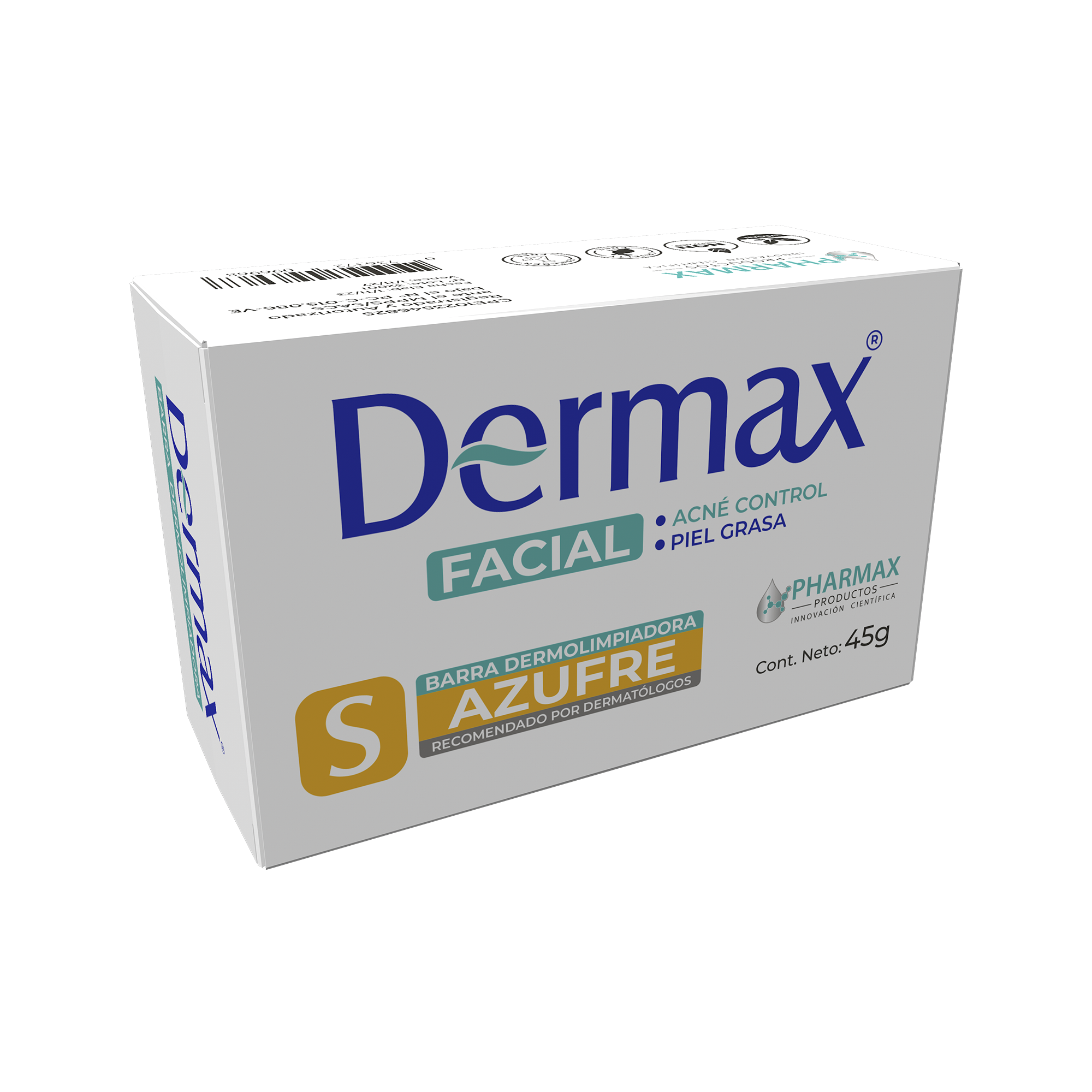 DERMAX | AZUFRE | FACIAL | 45g
